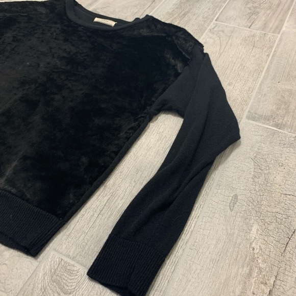 Cluny Black Sweater Blouse - Picture 2 of 3